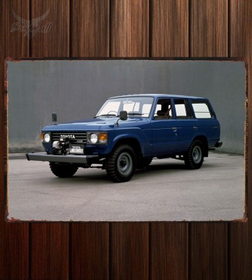 Металлическая табличка Toyota Land Cruiser 60 STD JP-spec (HJ60V)